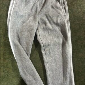 Youth Unisex Adidas Joggers Size 16/XL Like New- Heather Gray